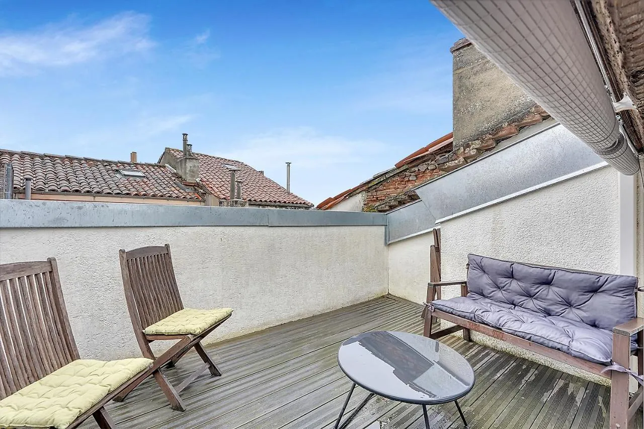 Daire La Tropezienne - Appartement Avec Terrasse Toulouse Fransa